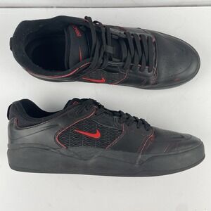 Nike SB Ishod Wair Premium Skate Shoes Black Red DV5473-001  - Mens Size 11